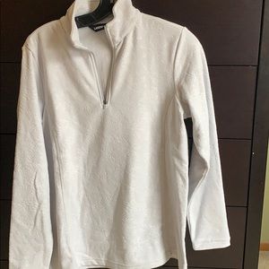 Lands’ End fleece quarter zip